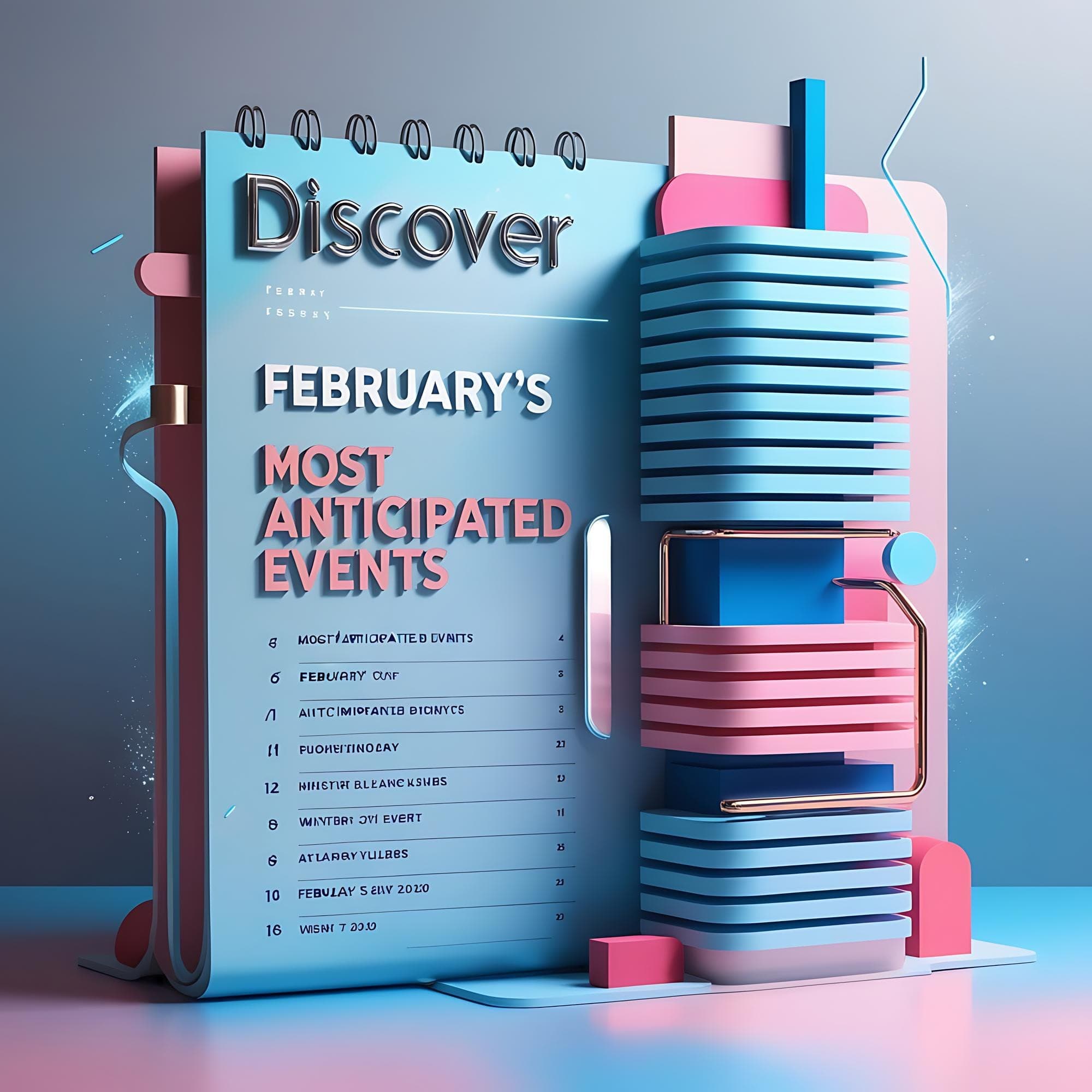 Event calendar highlighting most anticipated February events.